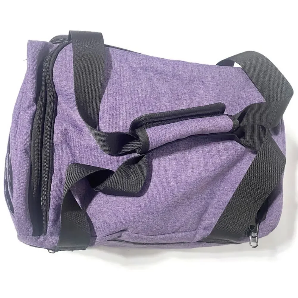 Sucipi Knitting Bag Organizer Purple Yarn Storage Tote Project Bag 14x10x